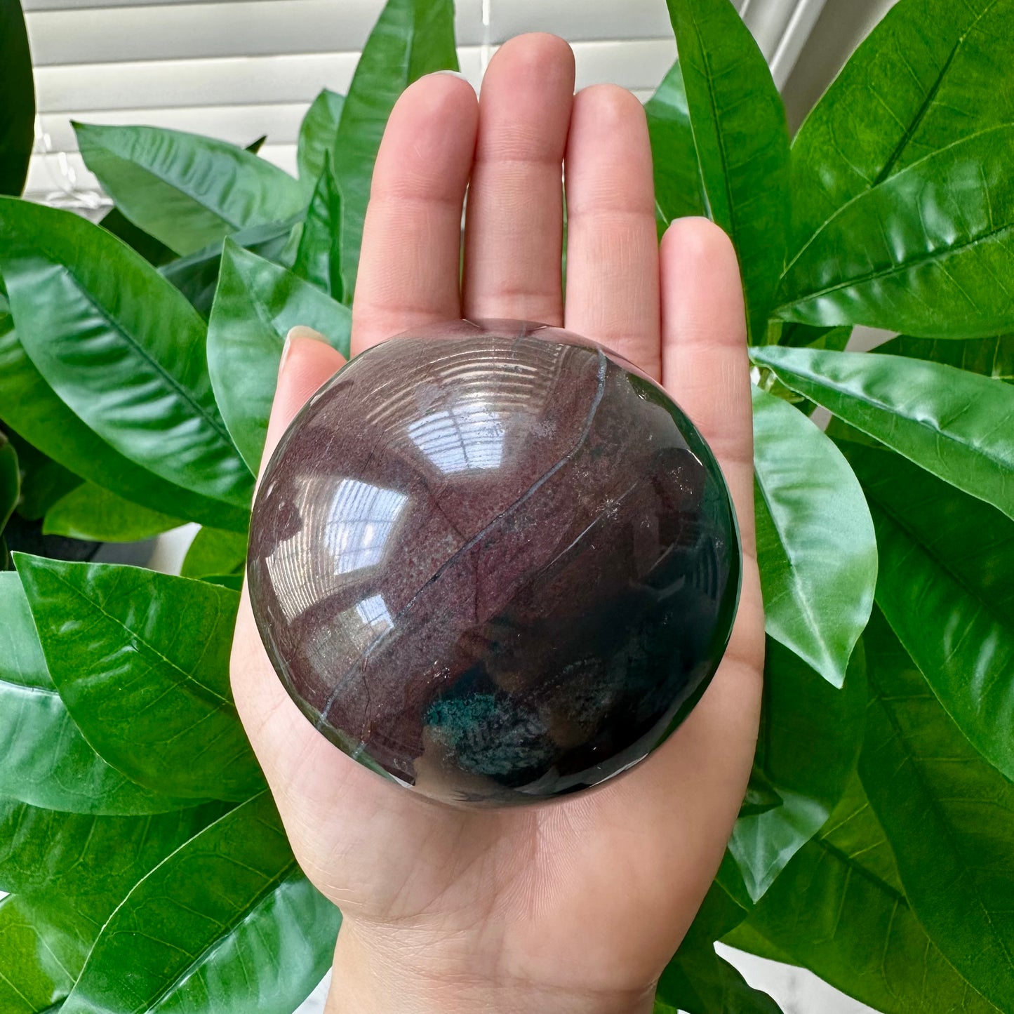 Ocean Jasper Sphere | 15.6 oz | 2.7" | OJ3
