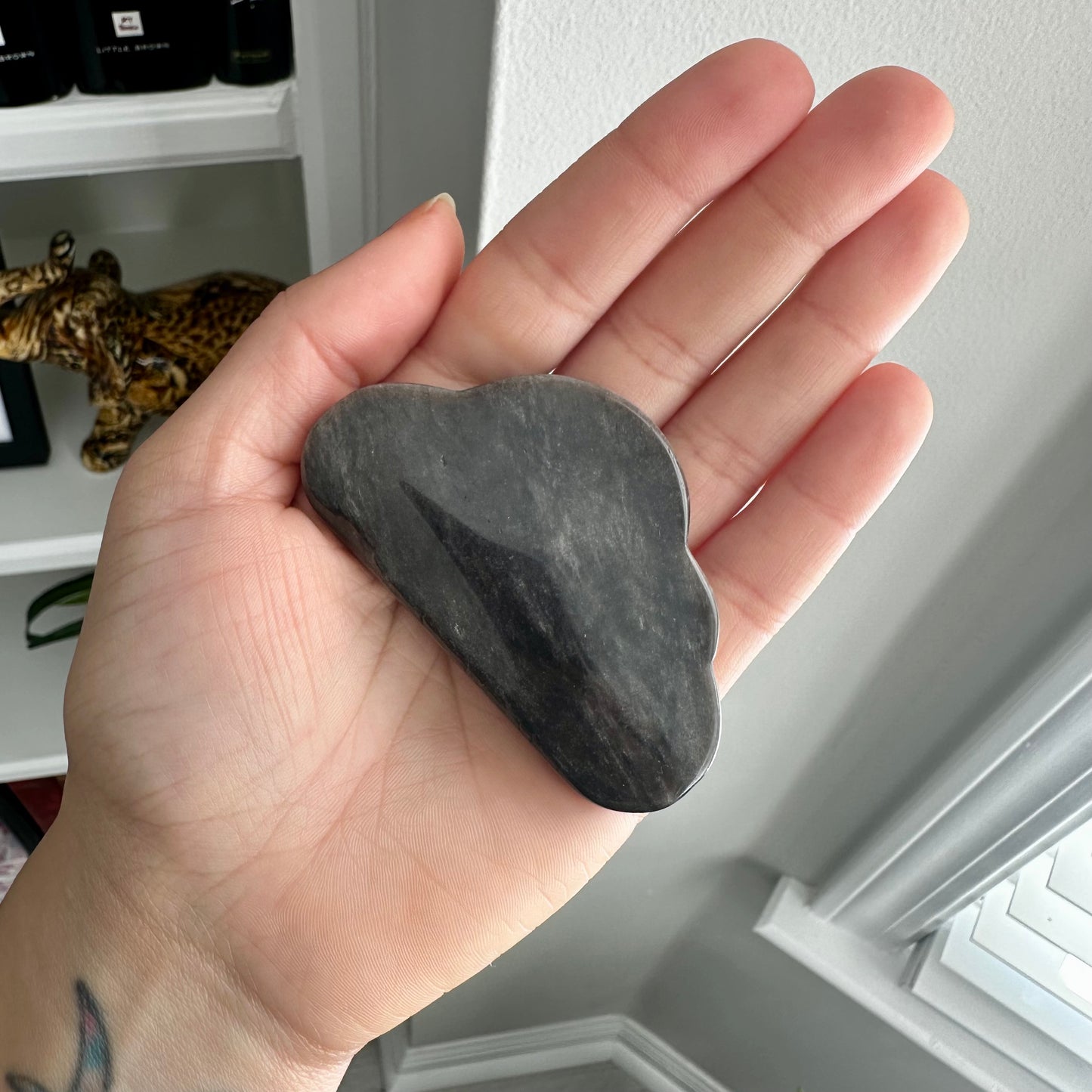 Silver Sheen Obsidian Cloud