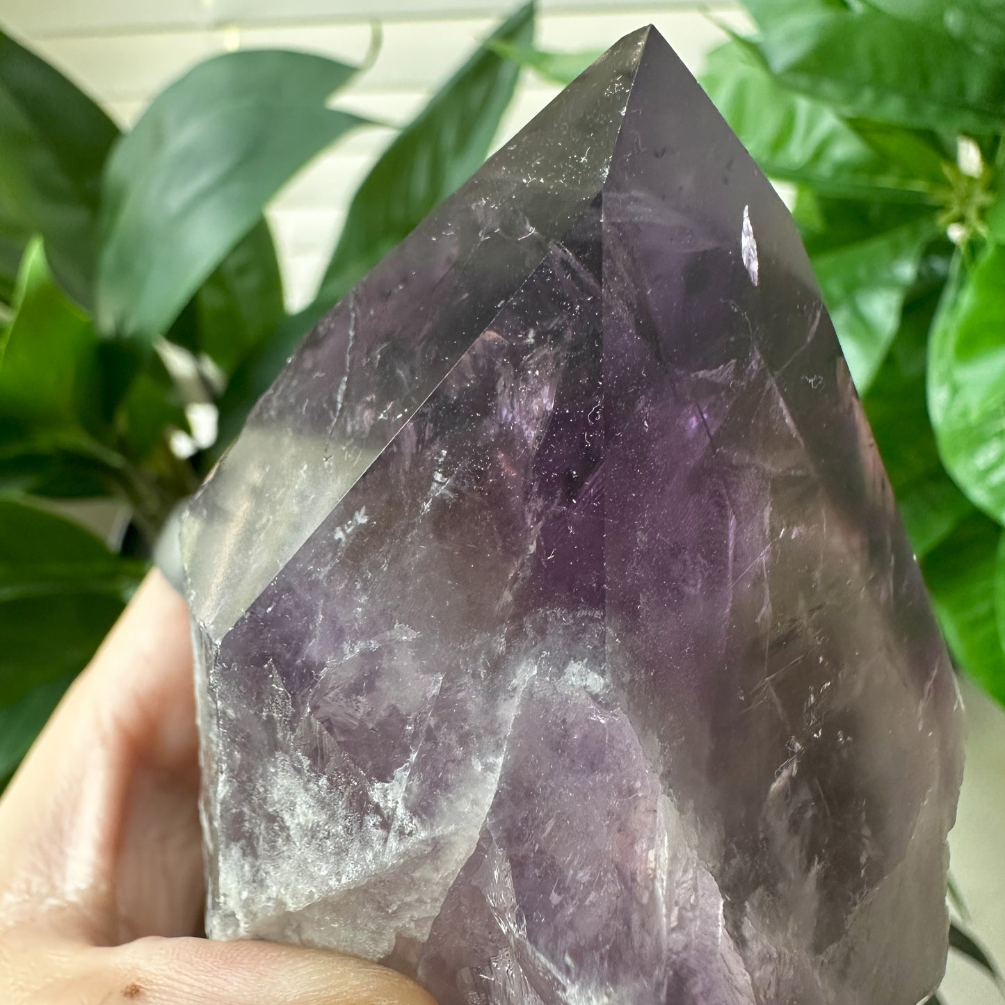 Large Bahia Natural Amethyst Wand | 1 lb 5.3 oz | 6 in | LA10