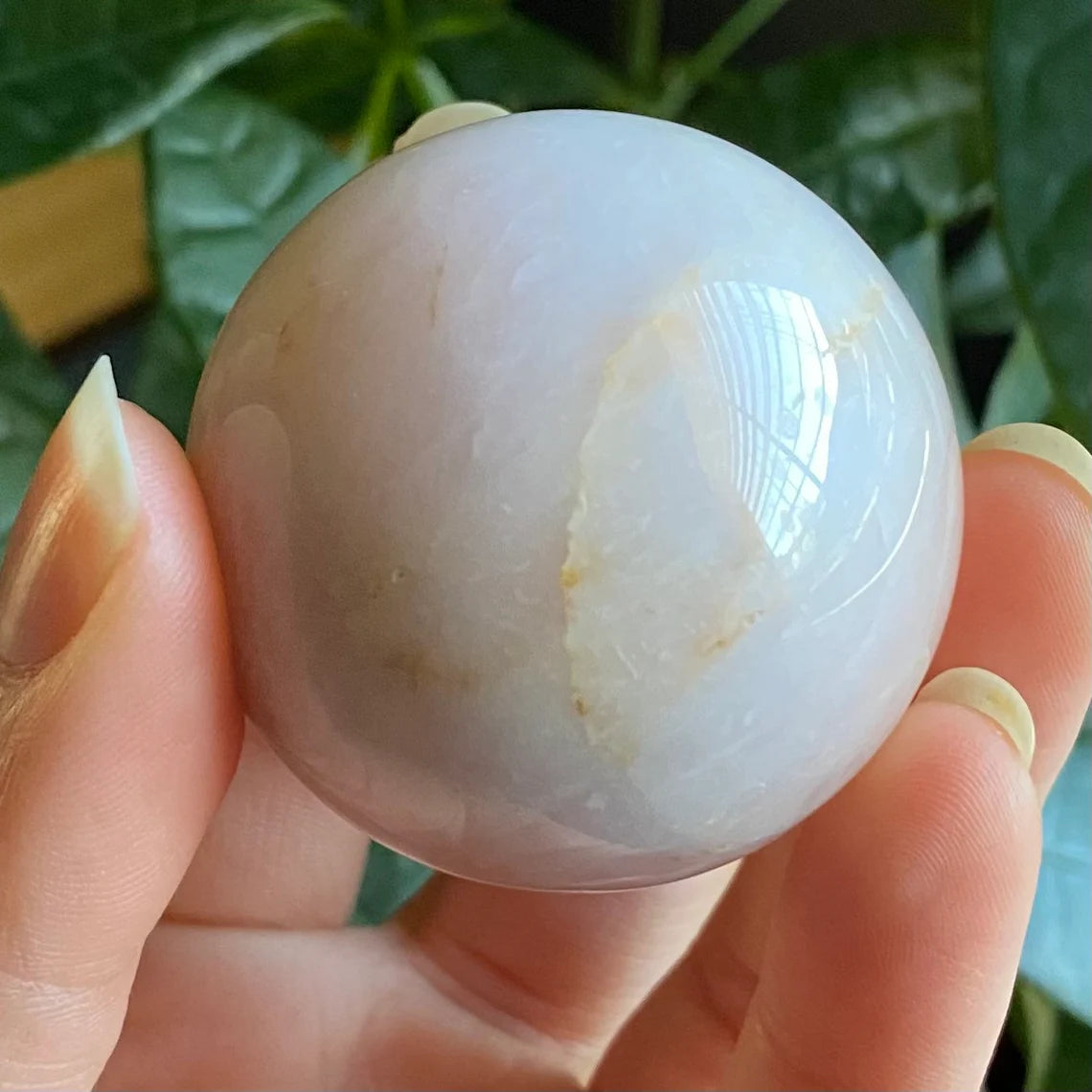 1.68" Rose Quartz Crystal Sphere | 3.8 oz | Crystal Sphere | RQS5