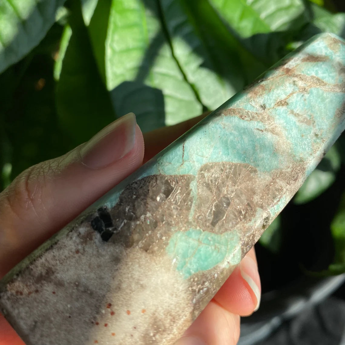 Blue Aragonite Tower w/ Quartz Inclusions | 4.4" | 6.2 oz | Crystal Tower