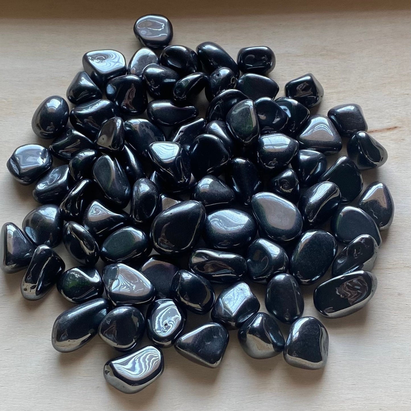 Hematite Tumbled Stone | Tumbled Stone | Intuitively Selected (random)