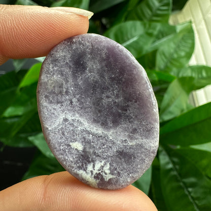 Lepidolite Worry Stone | Crystal Worry Stone