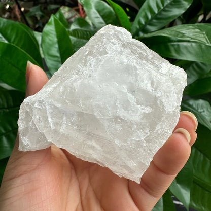 Rough Clear Quartz | 12.1 oz | 3.2”  | Rough Stone | Palm Size Stone | Q12