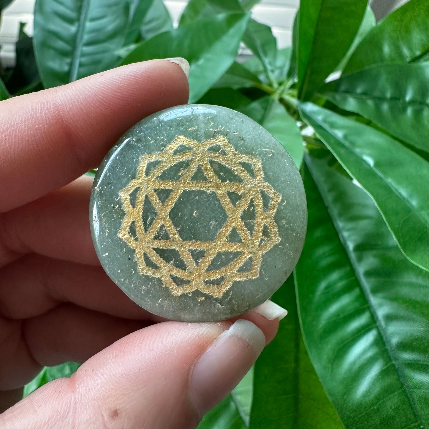 Engraved Chakra Stone Set | Flat Stones | Chakra Symbols