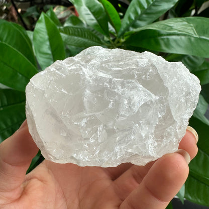 Rough Clear Quartz | 12.1 oz | 3.2”  | Rough Stone | Palm Size Stone | Q12