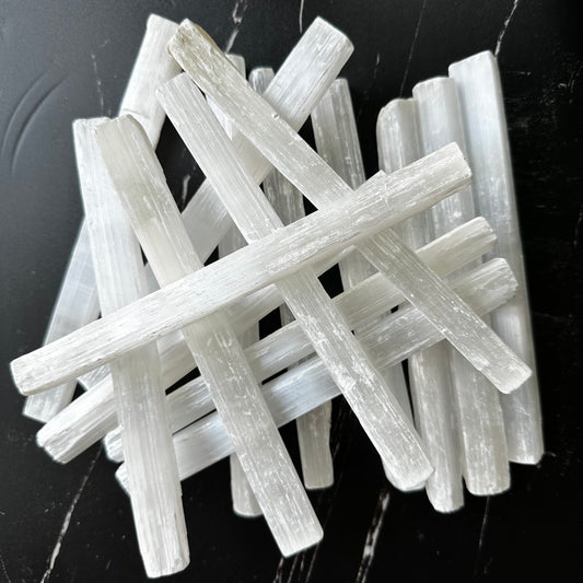 Selenite Sticks | 8" | Intuitively Selected (random)