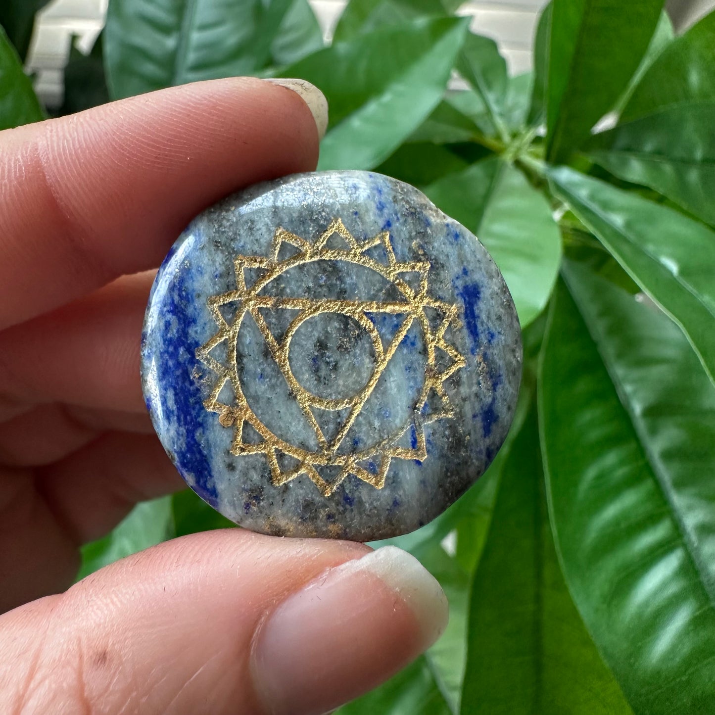Engraved Chakra Stone Set | Flat Stones | Chakra Symbols