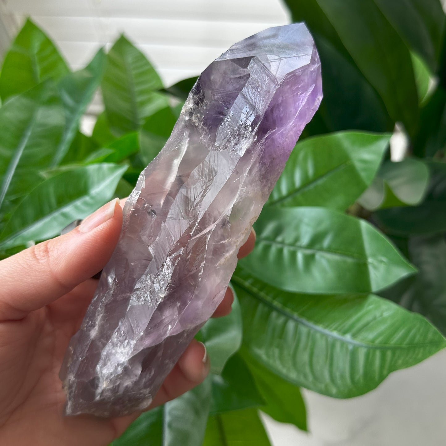 Large Bahia Natural Amethyst Wand | 10.2 oz | 6.5 in | LA9