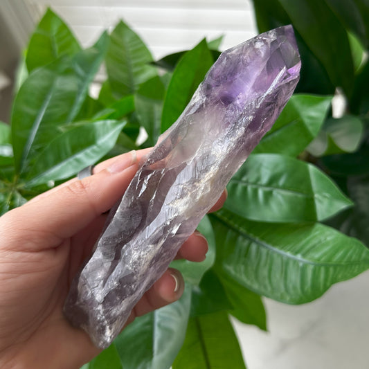 Large Bahia Natural Amethyst Wand | 10.2 oz | 6.5 in | LA9