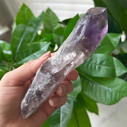 Large Bahia Natural Amethyst Wand | 10.2 oz | 6.5 in | LA9