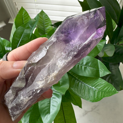 Large Bahia Natural Amethyst Wand | 10.2 oz | 6.5 in | LA9