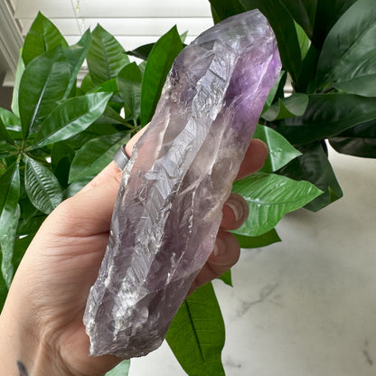 Large Bahia Natural Amethyst Wand | 10.2 oz | 6.5 in | LA9