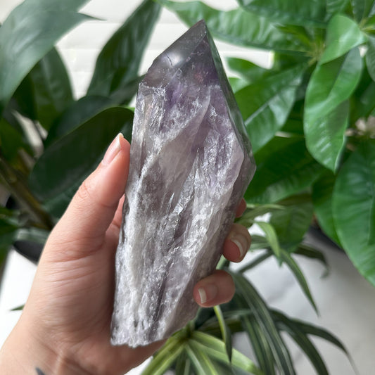 Large Bahia Natural Amethyst Wand | 1 lb 5.3 oz | 6 in | LA10