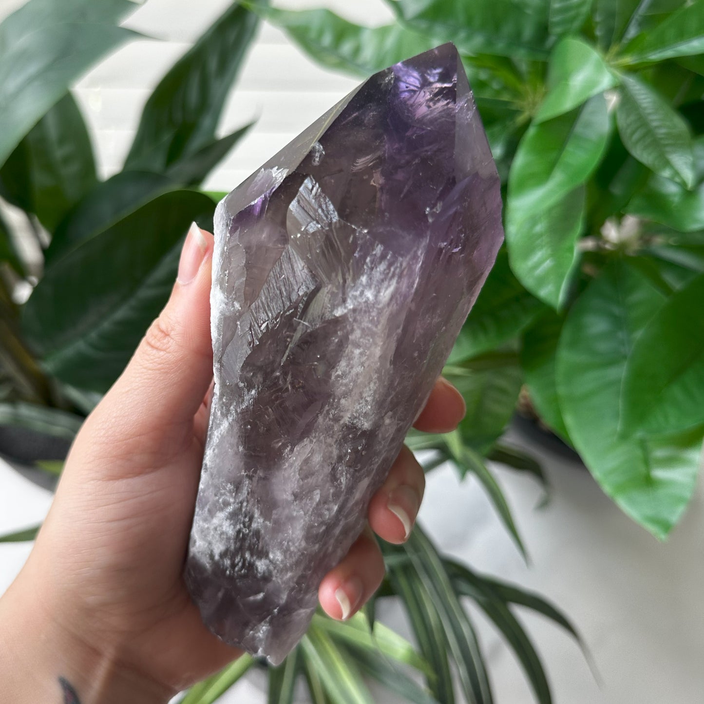 Large Bahia Natural Amethyst Wand | 1 lb 5.3 oz | 6 in | LA10