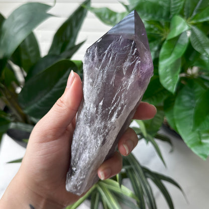 Large Bahia Natural Amethyst Wand | 1 lb 5.3 oz | 6 in | LA10