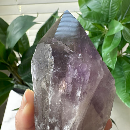 Large Bahia Natural Amethyst Wand | 1 lb 5.3 oz | 6 in | LA10