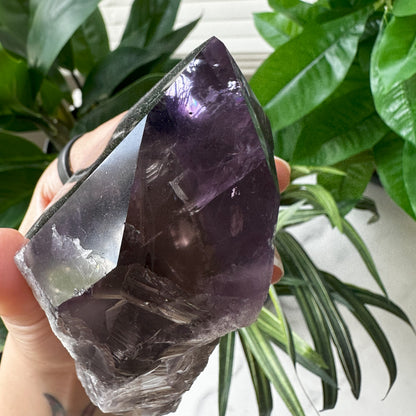 Large Bahia Natural Amethyst Wand | 1 lb 5.3 oz | 6 in | LA10