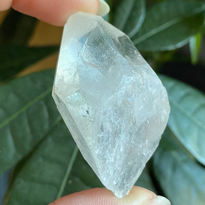 Natural Clear Quartz Point | 1 oz | 1.9”  | Clear Quartz | Top Polished Point | QP1