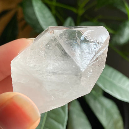 Natural Clear Quartz Point | 2 oz | 2”  | Clear Quartz | Top Polished Point | QP2