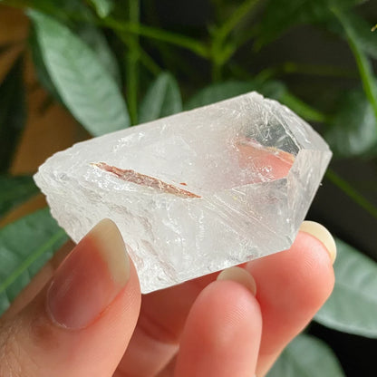 Natural Clear Quartz Point | 2 oz | 2”  | Clear Quartz | Top Polished Point | QP2