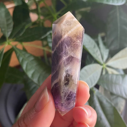 Double Terminated Dream Amethyst Point | Crystal Point | Dream Amethyst | Chevron Amethyst | DT Point | DTA2