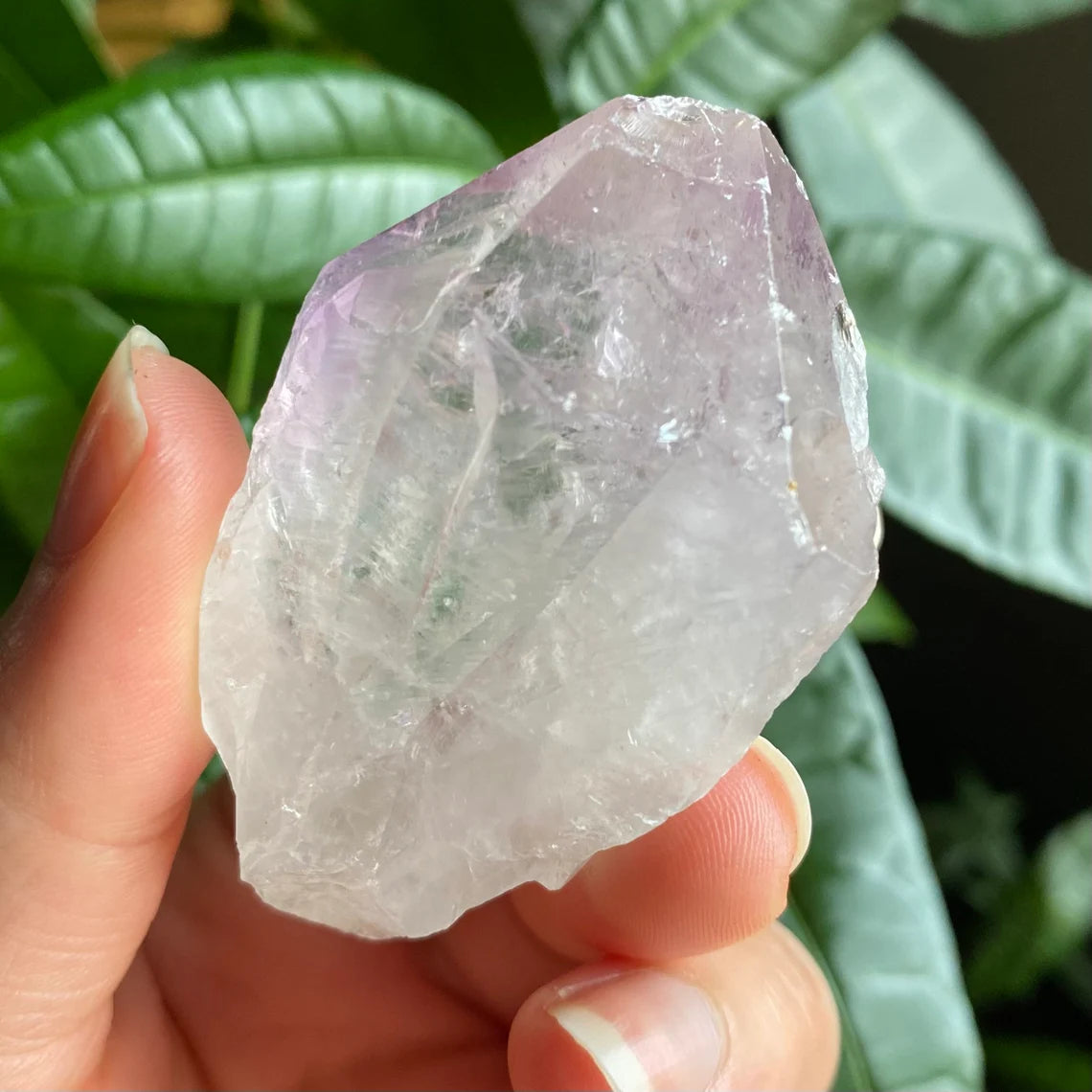 Natural Amethyst Point | 2.3 oz | 2.4 in | Natural Crystal Point | Brazilian Amethyst | Rough Amethyst | AP1
