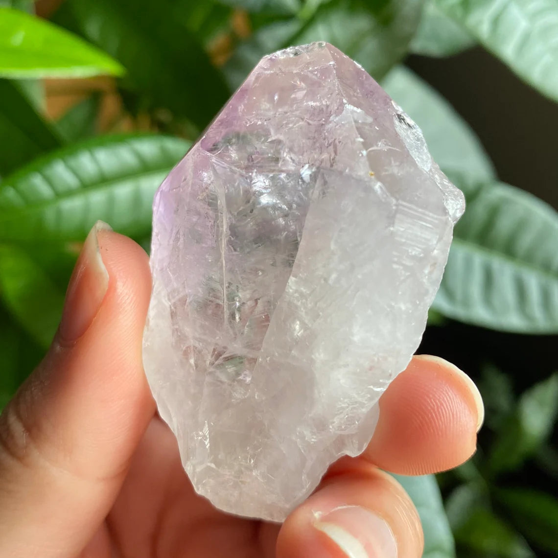 Natural Amethyst Point | 2.3 oz | 2.4 in | Natural Crystal Point | Brazilian Amethyst | Rough Amethyst | AP1