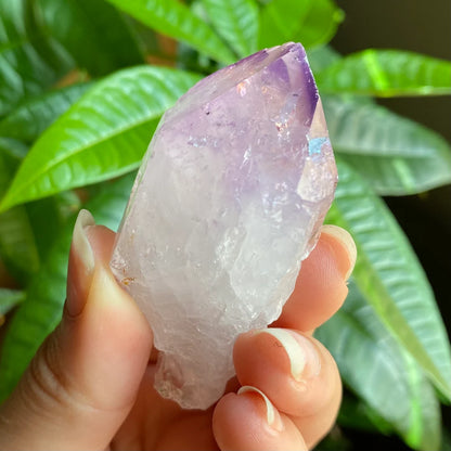 Natural Amethyst Point | Iron Inclusion | 2.5 oz | 2.6 in | Large Crystal Point | Brazilian Amethyst | Rough Amethyst | AP6