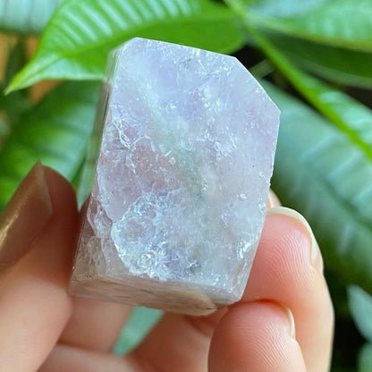 Amethyst Flower Agate Freeform | 2.2 oz | 1.7" | Amethyst Freeform | Flower Agate Freeform | Crystal Freeform