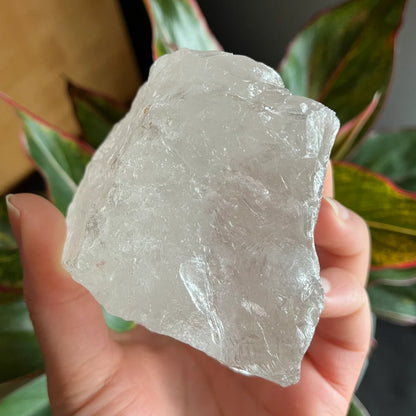 Rough Clear Quartz | 1lb 0.7 oz | 3.4”  | Rough Stone | Palm Size Stone | Q8