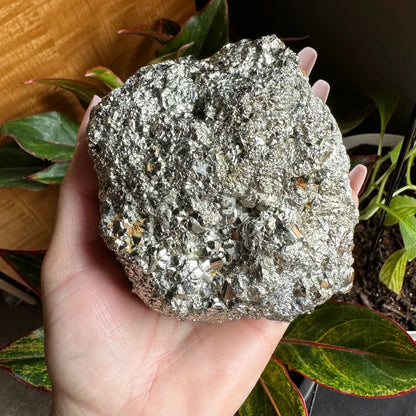 Pyrite Cluster | 3 lb  3.4 oz | 4" | Pyrite | Mineral Specimen | Fools Gold | Attract Abundance | Pyrite Specimen | PC2