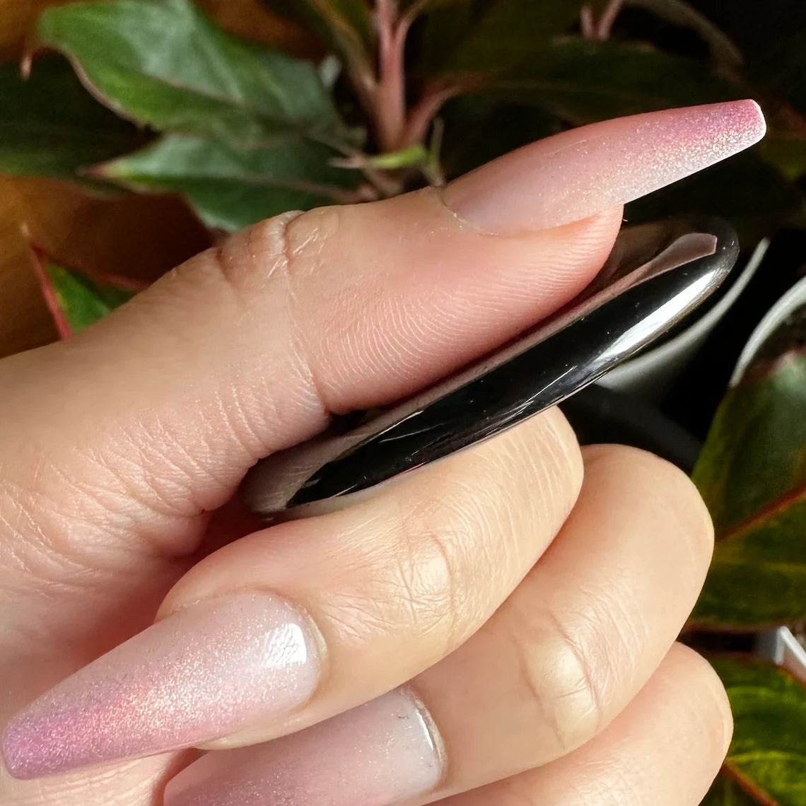 Hematite Worry Stone | Specular Hematite | Crystal Worry Stone | Intuitively Selected (random)