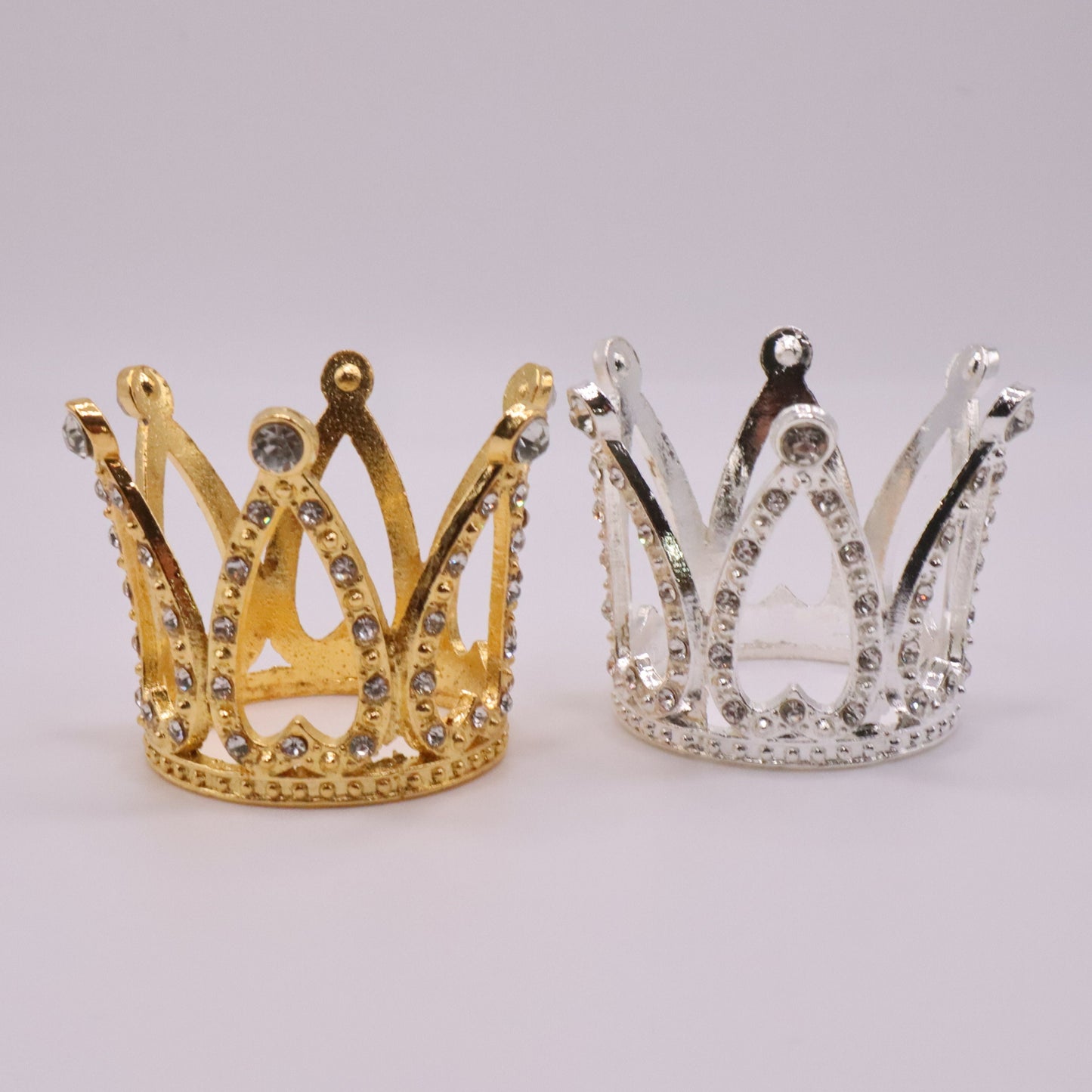 Mini Crown Crystal Sphere Stand | STAND ONLY | Gold | Silver | Crystal Stand | Crystal Sphere Stand