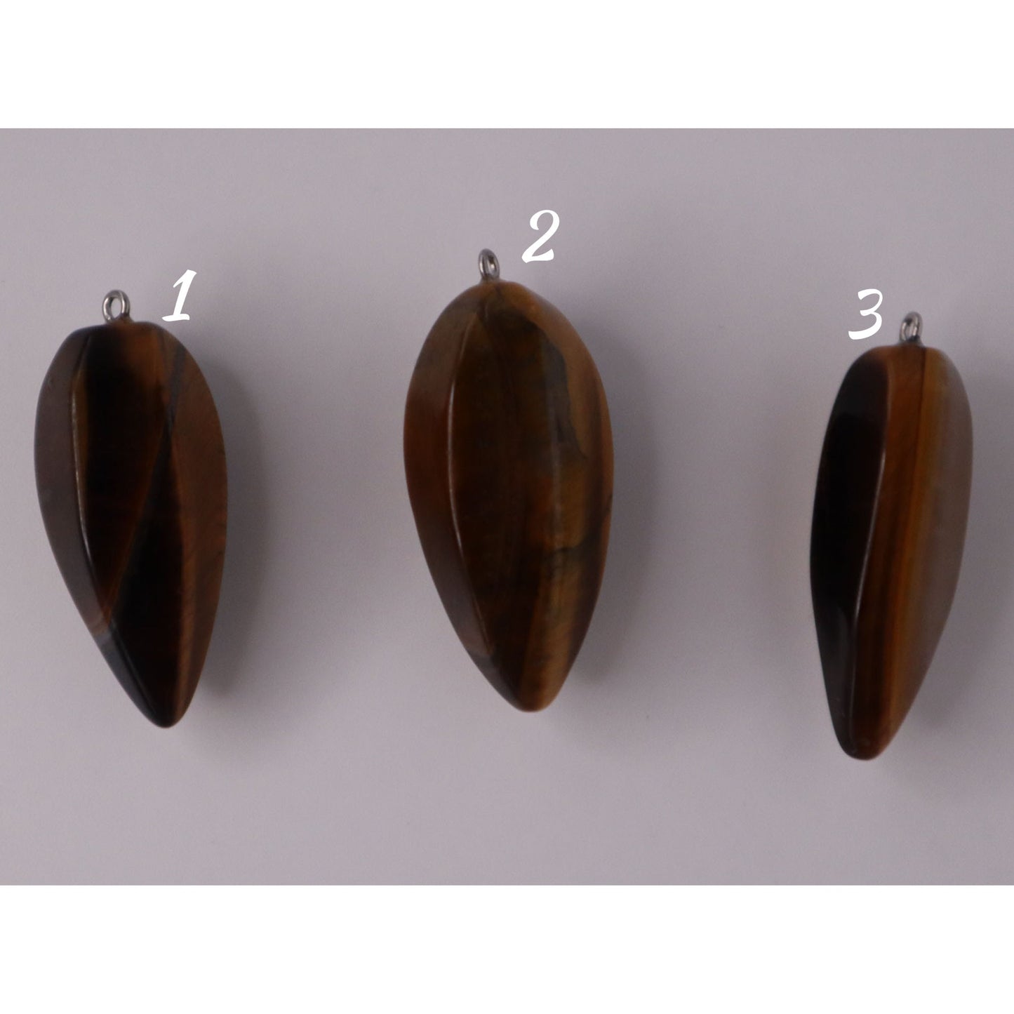 Tigers Eye Pendant for Necklaces, Wire Wrapping, Root Chakra, Sacral Chakra, Protection, Grounding, Strength, Power, Self-Confidence