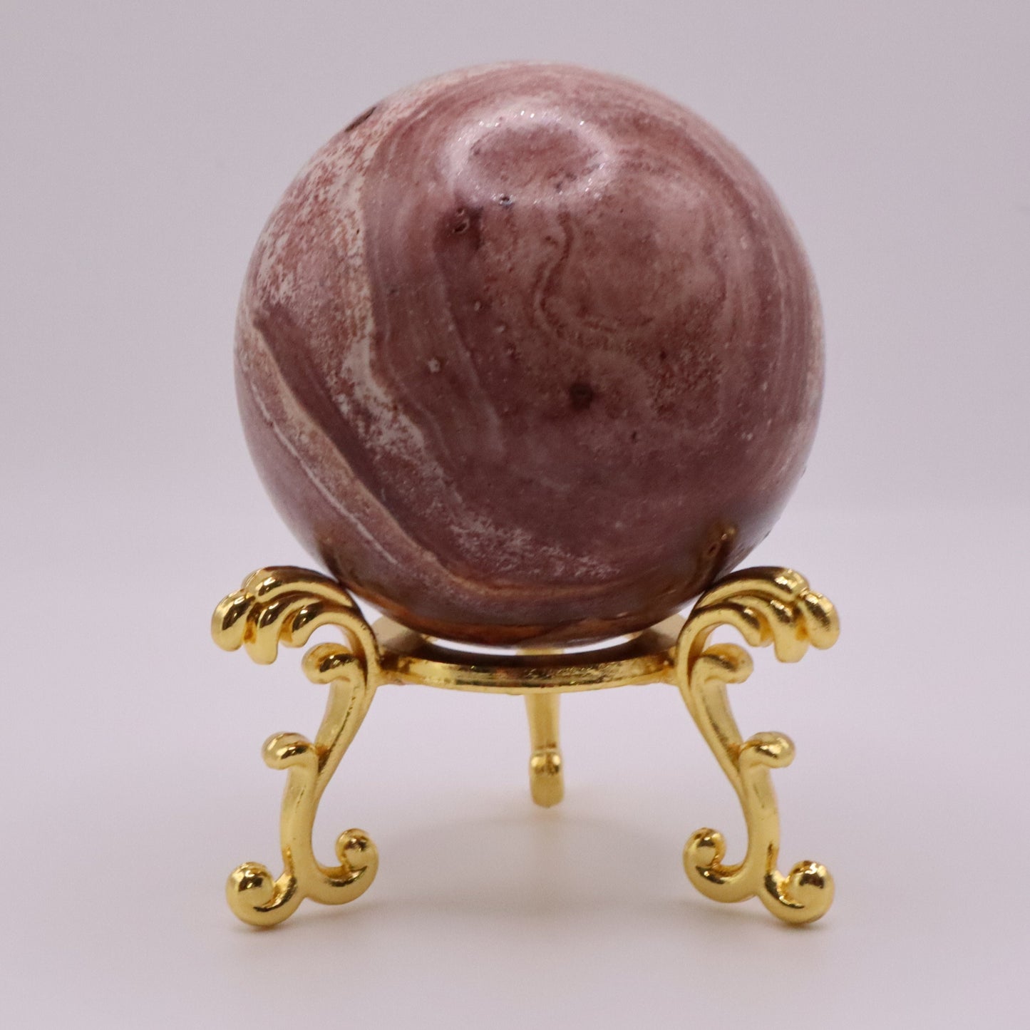 Three-Legged Sphere Stand | STAND ONLY | Gold | Silver | Crystal Stand | Crystal Sphere Stand