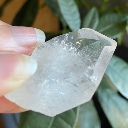 Natural Clear Quartz Point | 1 oz | 1.9”  | Clear Quartz | Top Polished Point | QP1