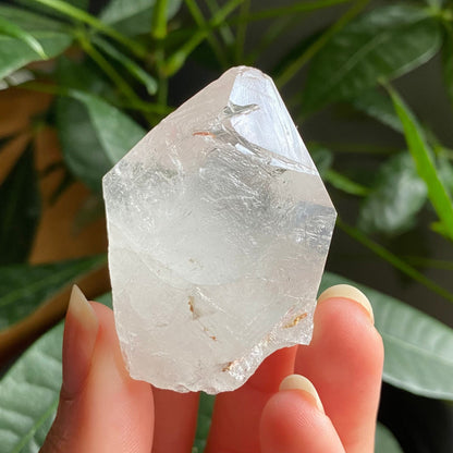 Natural Clear Quartz Point | 2 oz | 2”  | Clear Quartz | Top Polished Point | QP2