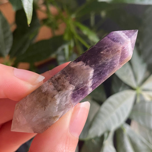 Double Terminated Dream Amethyst Point | Crystal Point | Dream Amethyst | Chevron Amethyst | DT Point | DTA1