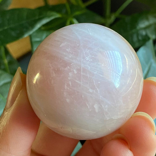 1.68" Rose Quartz Crystal Sphere | 3.8 oz | Crystal Sphere | RQS5