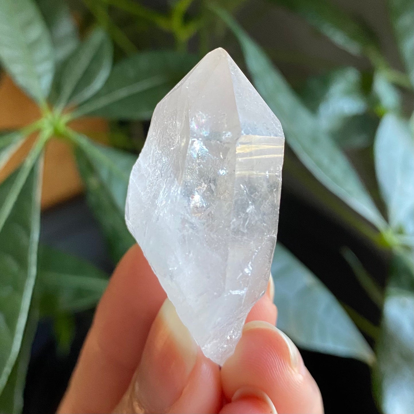 Natural Clear Quartz Point | 1 oz | 1.9”  | Clear Quartz | Top Polished Point | QP1