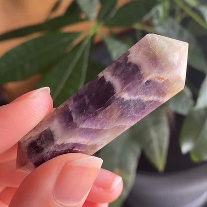 Double Terminated Dream Amethyst Point | Crystal Point | Dream Amethyst | Chevron Amethyst | DT Point | DTA2