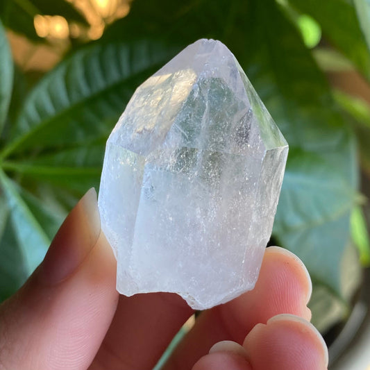 Natural Clear Quartz Point | 1 oz | 1.7”  | Clear Quartz | Top Polished Point | QP6