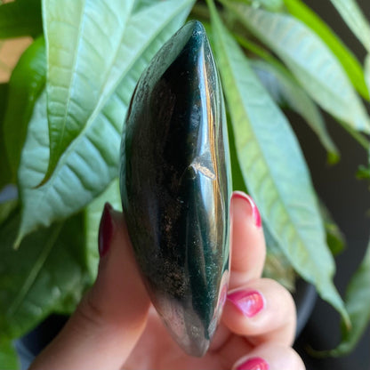 Ocean Jasper Heart | 7.6 oz | 3.1" | Jasper | Jasper Heart | Crystal Heart