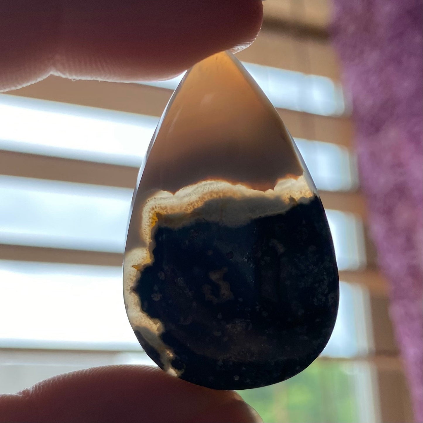 Tree Agate Cabochon | 1.6 in | Dendritic Agate | Cabochon | For Wire Wrapping | For Jewelry Making | Teardrop Shape | TAC1