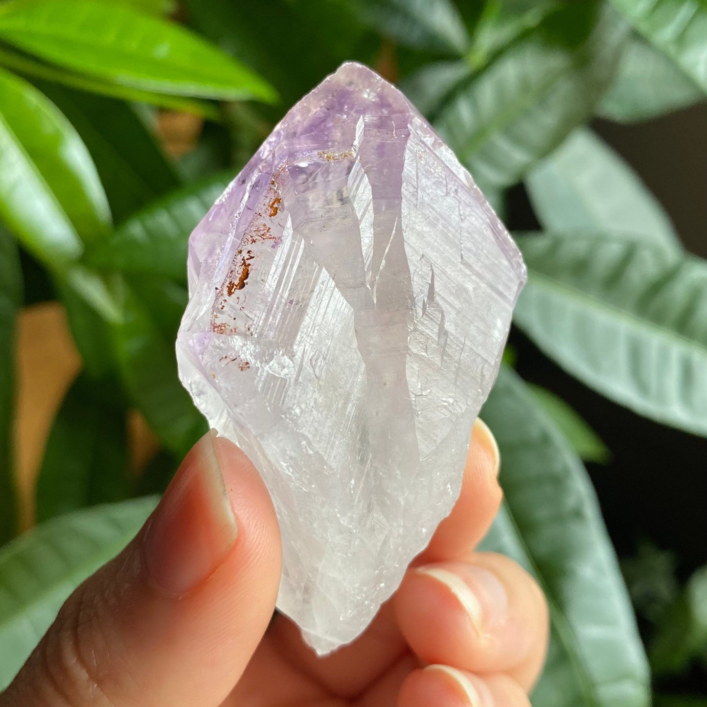 Natural Amethyst Point | 2.3 oz | 2.5 in | Natural Crystal Point | Brazilian Amethyst | Rough Amethyst | AP3