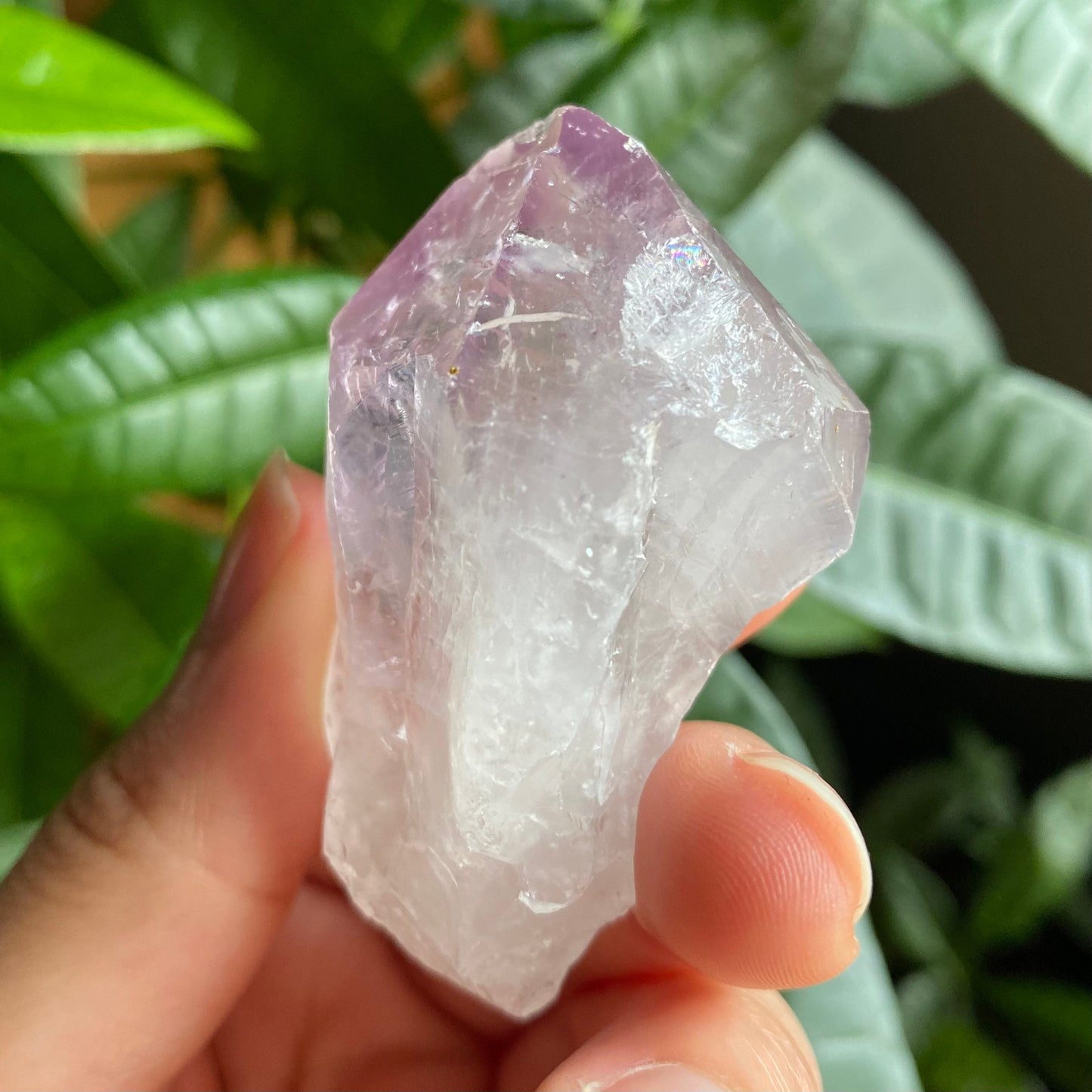 Natural Amethyst Point | 2.3 oz | 2.4 in | Natural Crystal Point | Brazilian Amethyst | Rough Amethyst | AP1