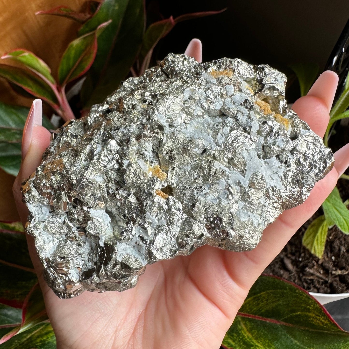 Pyrite Cluster | 3 lb  3.4 oz | 4" | Pyrite | Mineral Specimen | Fools Gold | Attract Abundance | Pyrite Specimen | PC2