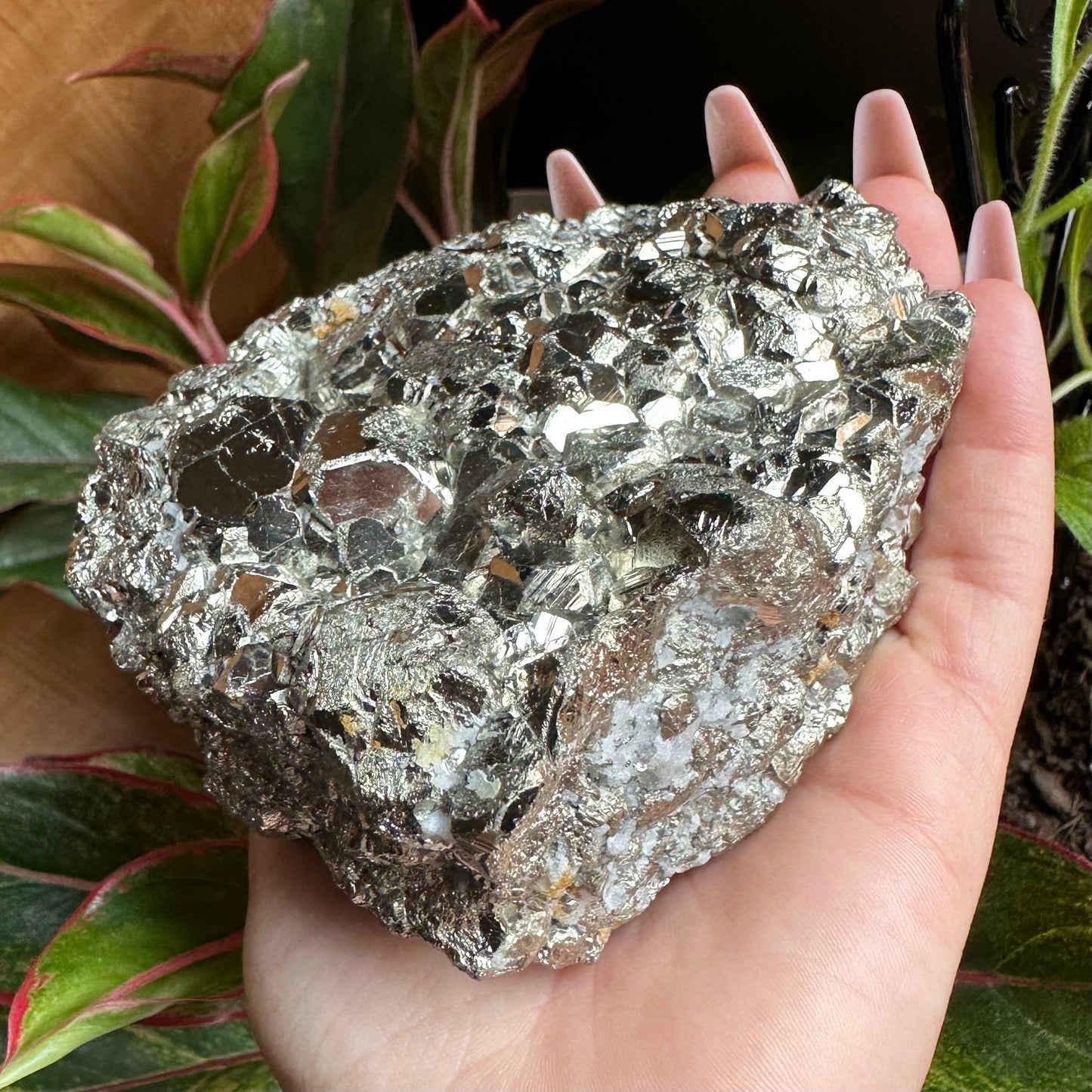 Pyrite Cluster | 3 lb  3.4 oz | 4" | Pyrite | Mineral Specimen | Fools Gold | Attract Abundance | Pyrite Specimen | PC2